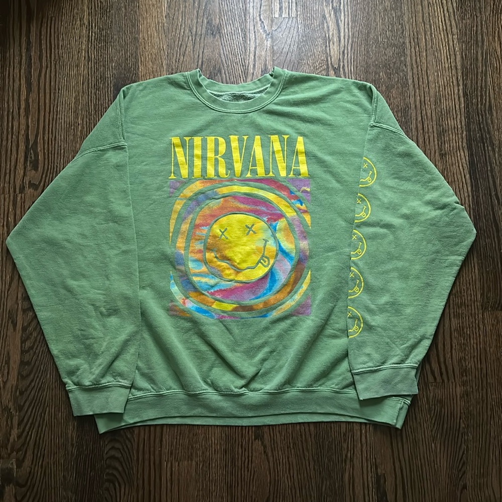 Oversized Nirvana sweatshirt